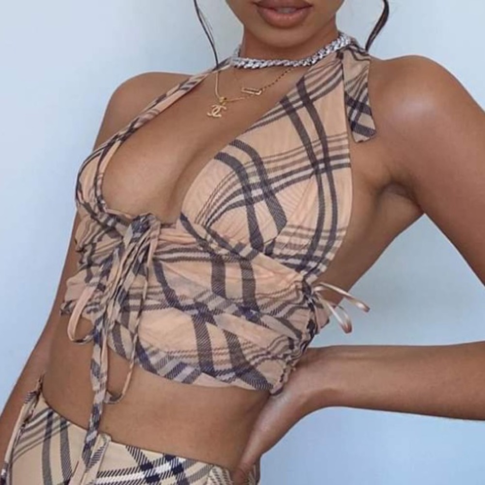 Iamgia Carmel crop bralette